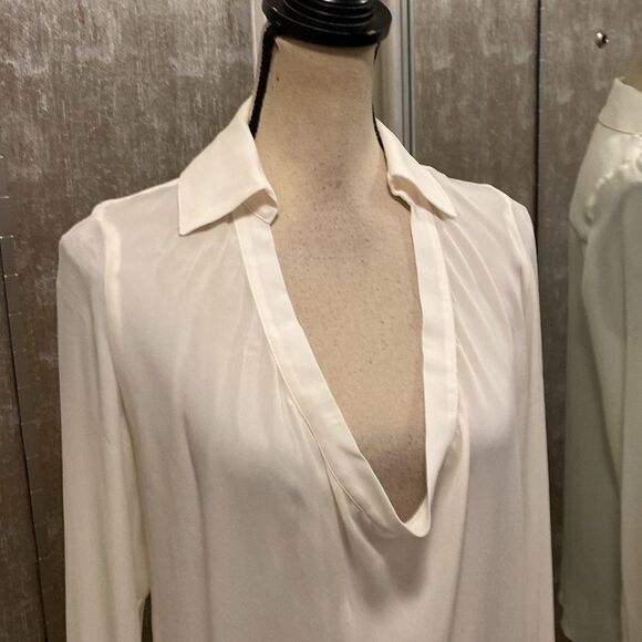Haute Hippie Cream Silk blouse, XS - Picture 2 of 7